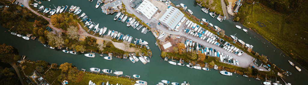 Avon Marina Drone Photo (Cropped)